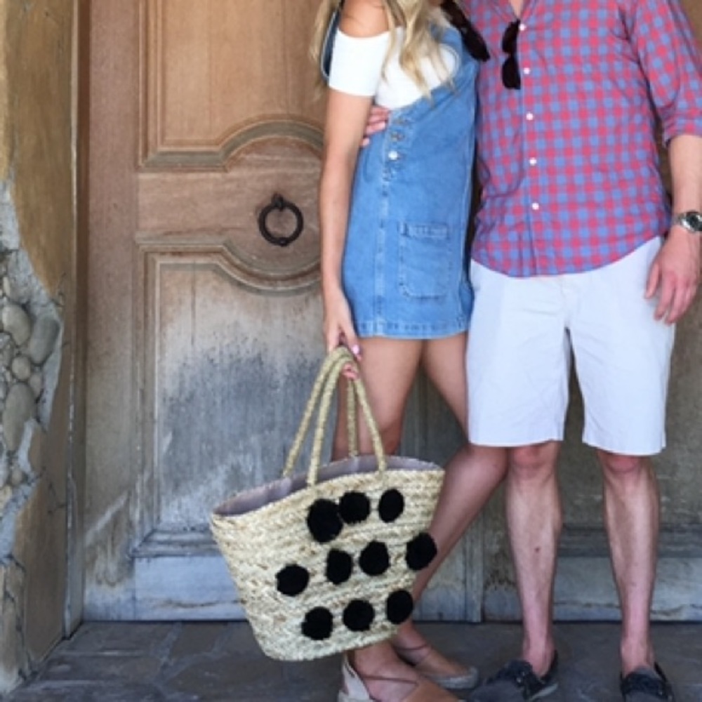 Denim overall Dress
